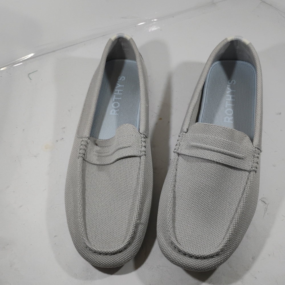 Rothy's Women's Driving Light Gray Loafers